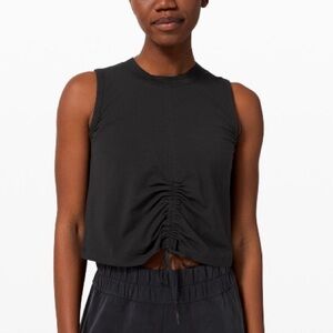 Lululemon Black Cinch Me Up Tank Top